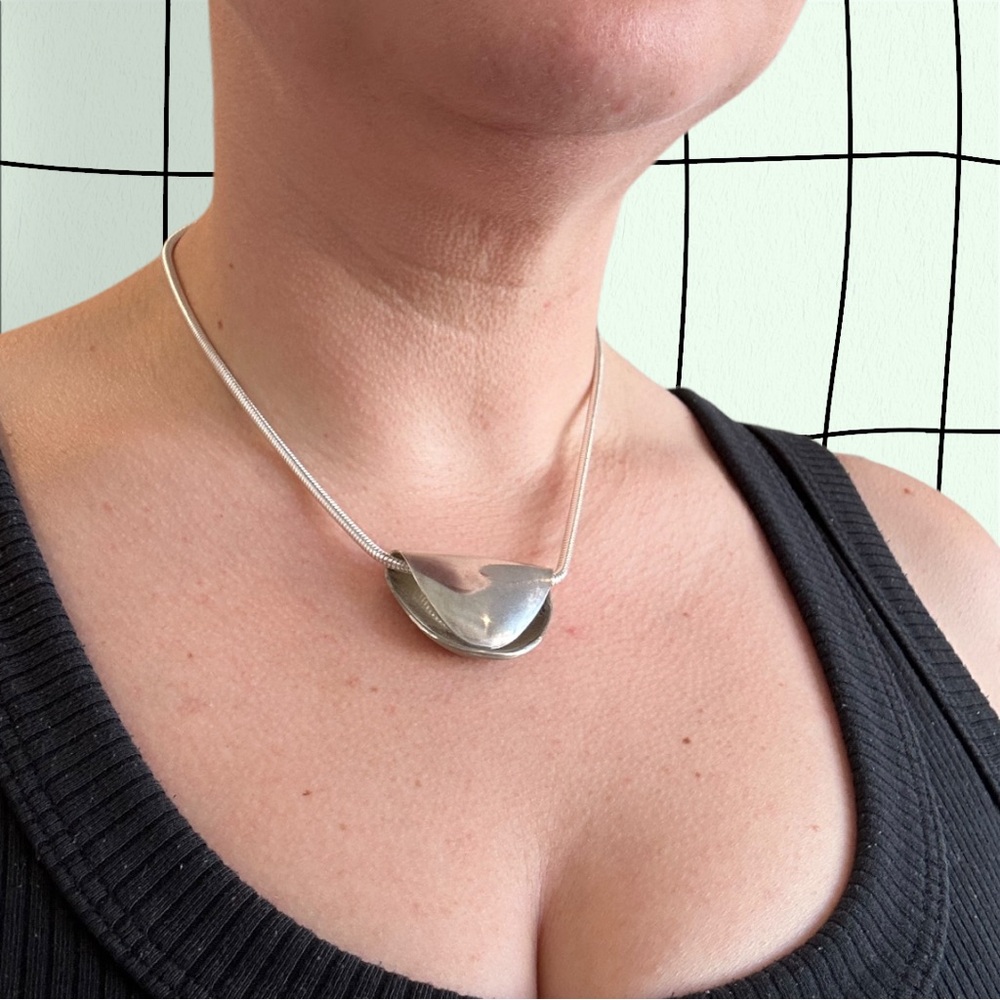 Folded Spoon Pendant